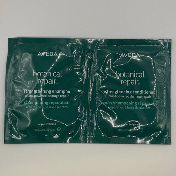 Lot of 7 AVEDA Botanical Repair Strengthening Shampoo & Conditioner 0.34oz each - Picture 3 of 6